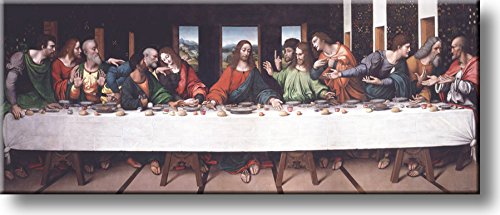 The Last Supper by Giampietrino Picture on Stretched Canvas, Wall Art Décor, Ready to Hang!