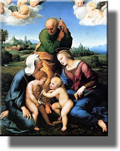 Holy Family Picture on Stretched Canvas, Wall Art Décor, Ready to Hang!