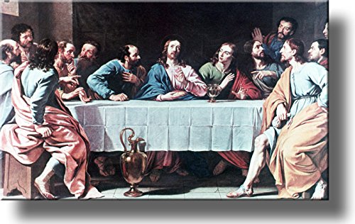 The Last Supper Picture by Champaigne on Stretched Canvas, Wall Art Décor, Ready to Hang!