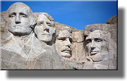 Mount Rushmore National Park Picture on Stretched Canvas, Wall Art Décor, Ready to Hang!