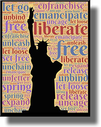 Statue of Liberty Room Sign Picture on Stretched Canvas,Wall Art Décor, Ready to Hang!