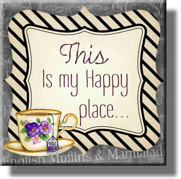 This is My Happy Place Picture on Stretched Canvas, Wall Art Décor, Ready to Hang!