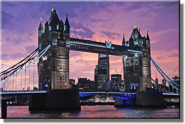 London Bridge Picture on Stretched Canvas, Wall Art Décor, Ready to Hang!